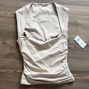 Abercrombie & Fitch Cream Ava top